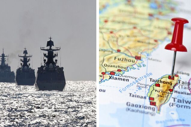 Китайський флот оточив Тайвань