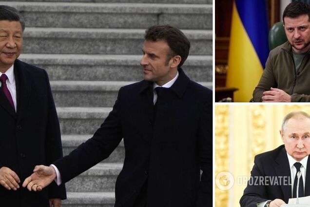Погода сейчас 'военная': Макрон после визита к Си сделал интересное заявление о переговорах Украины с РФ