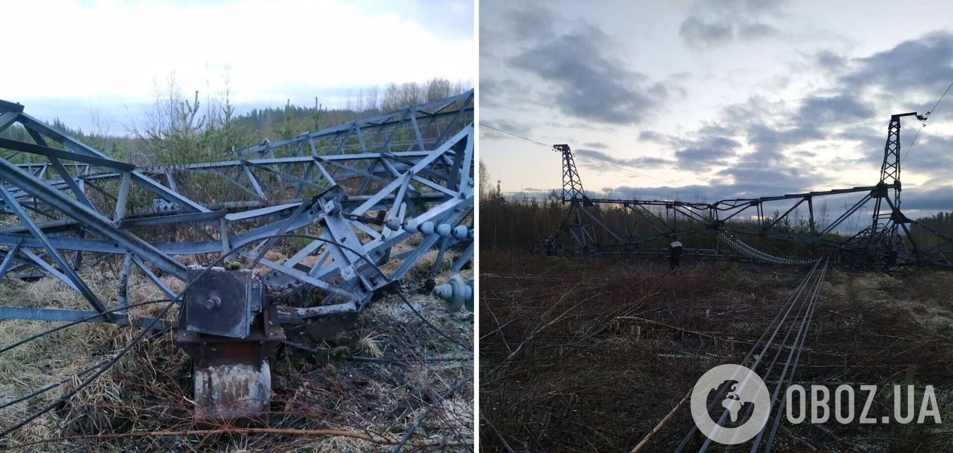 Под Санкт-Петербургом взорвали ЛЭП, на еще одной нашли взрывчатку: в РФ жалуются на атаку