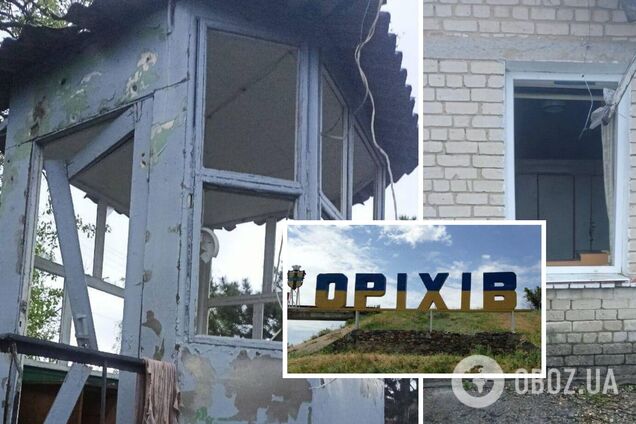 Оккупанты обстреляли Орехов: пострадала пожарная часть. Фото