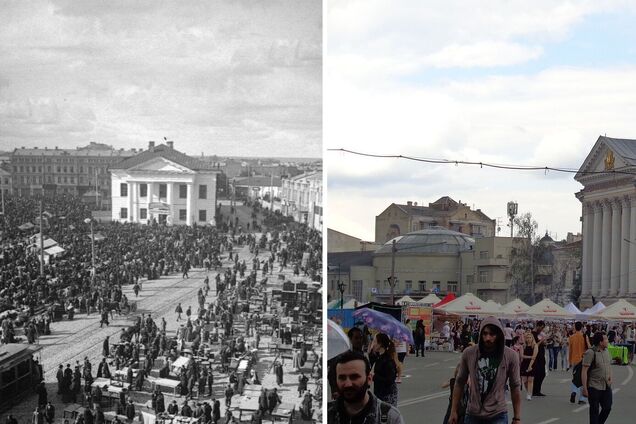 Ярмарок на Контрактовій площі тоді та у наші дні