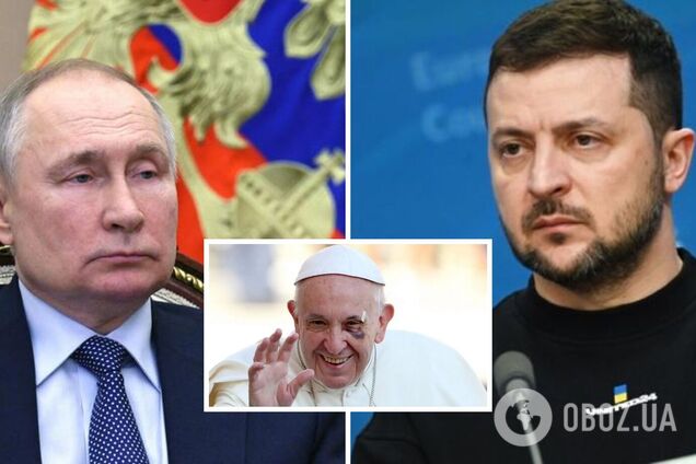 Папа Римский заявил, что в Украине сейчас продолжается непубличная миротворческая миссия, 'чтобы попытаться покончить с войной'