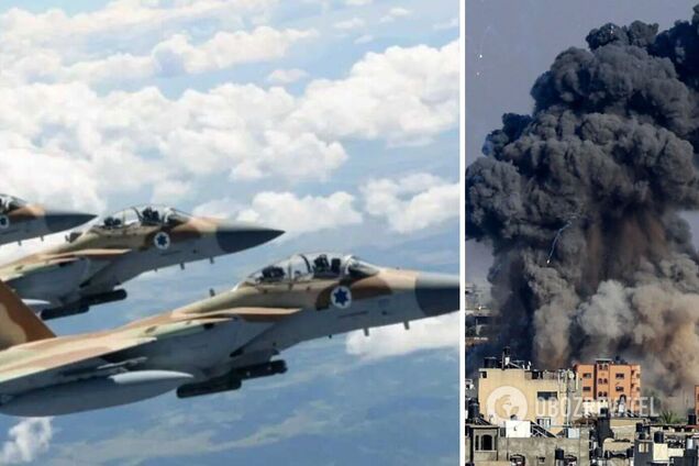 В ответ на ракетные обстрелы Израиль нанес 133 удара по объектам 'Исламского джихада' в Секторе Газа. Видео