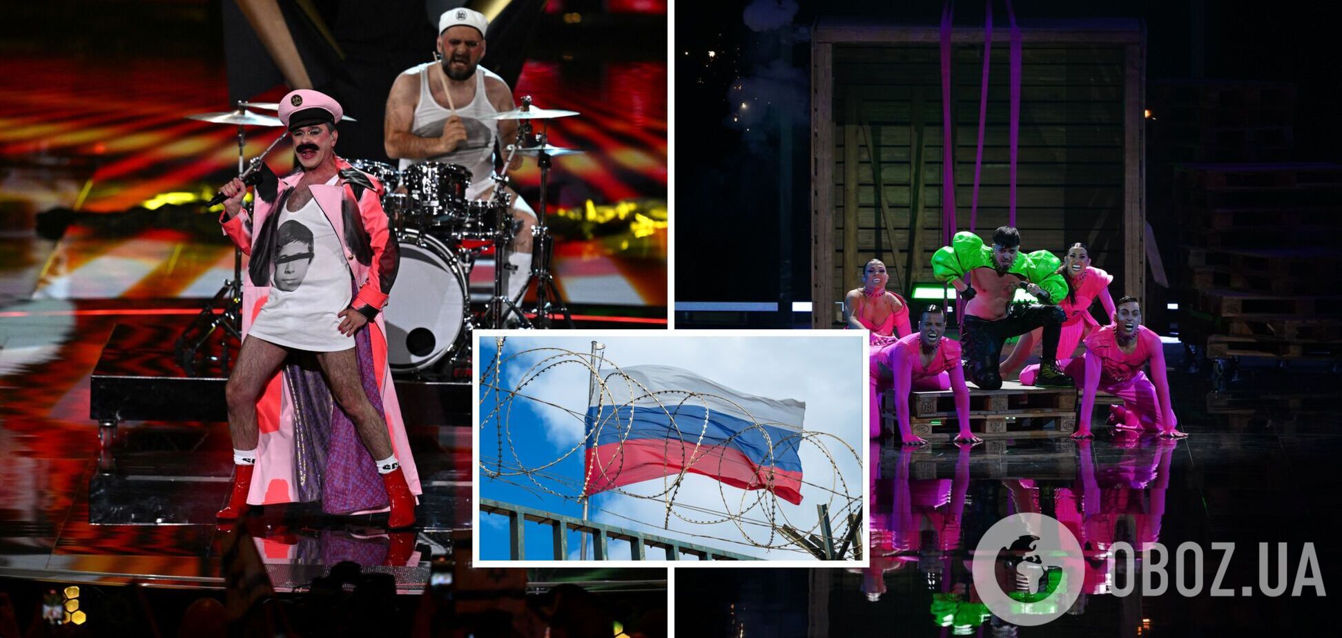 'Мужики в трусах та розпуста': у росіян істерика через перший півфінал Євробачення-2023, але вони вдають, що їм байдуже