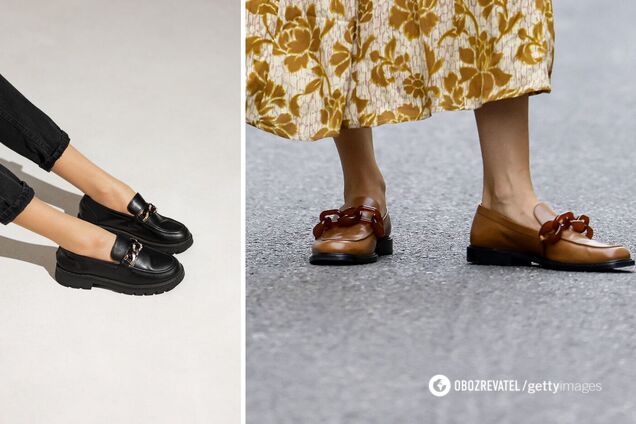 Туфли-лоферы стали одним из трендов весны 2023: какие выбрать и с чем носить. Фото  