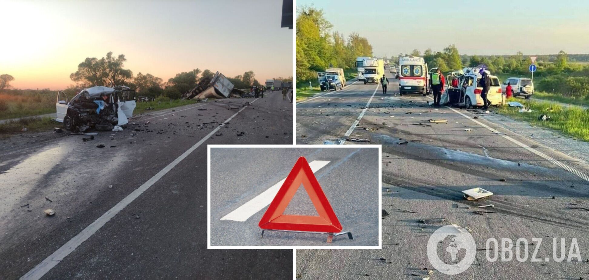 На Львівщині сталася ДТП із загиблими: поліція перекрила трасу. Фото