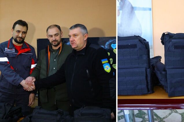 'Стальной фронт' предоставил запорожским общинам 99 современных бронежилетов