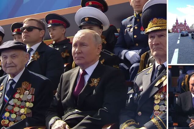С кем Путин сидел рядом на параде