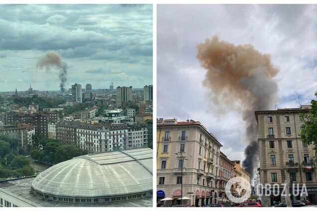 У центрі Мілана стався вибух, горіли авто: є постраждалі. Фото і відео