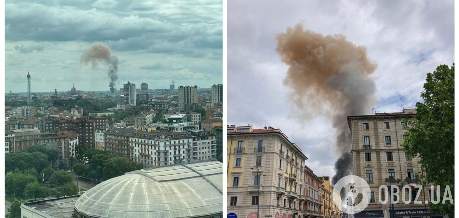 В центре Милана произошел взрыв, горели авто: есть пострадавшие. Фото и видео