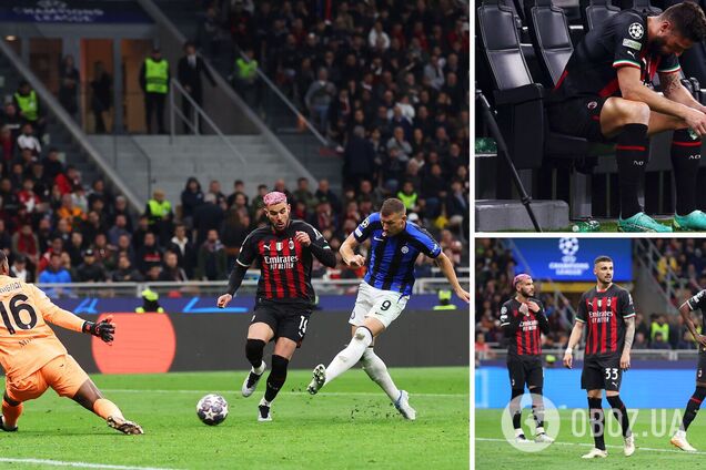 'Интер' за 3 минуты шокировал 'Милан' в полуфинале Лиги чемпионов. Видео