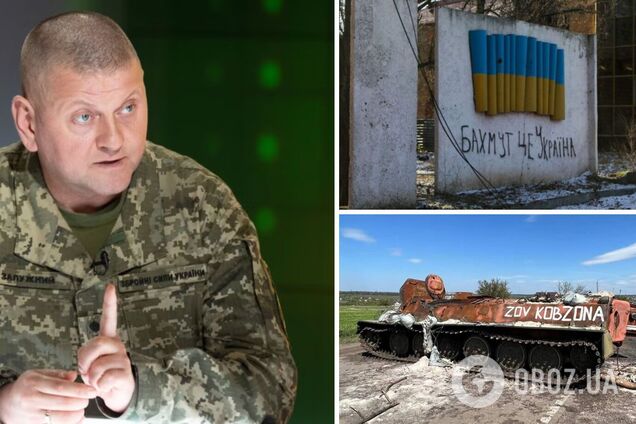 Залужний: РФ зазнає шалених втрат на Донбасі в районі Бахмута