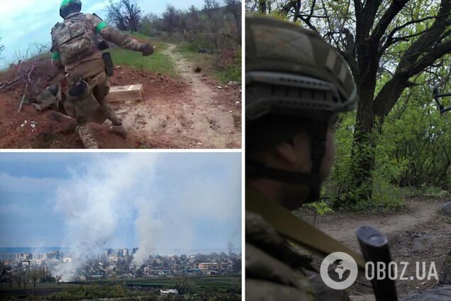 Рядом падает граната, но бой не останавливается: в сеть попало видео штурма вражеских позиций под Бахмутом