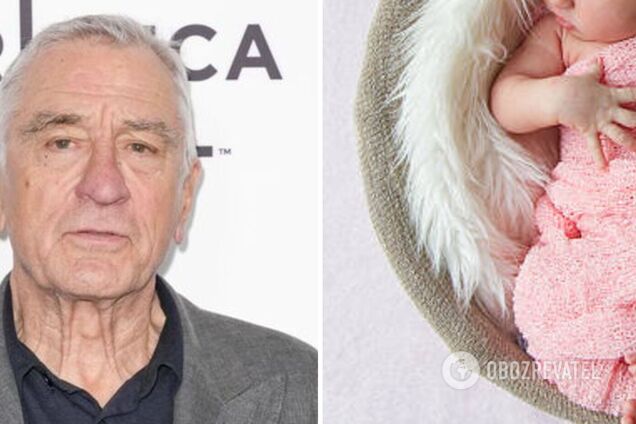 Роберт Де Ниро впервые показал новорожденную дочь и рассекретил возлюбленную, которая младше его на 34 года. Фото