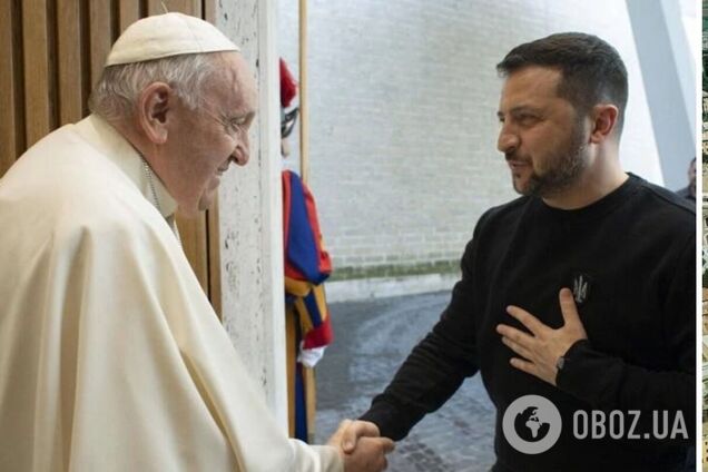 Зеленский обсудил с Папой Римским 'формулу мира' и призвал Ватикан осудить преступления РФ в Украине. Фото и видео