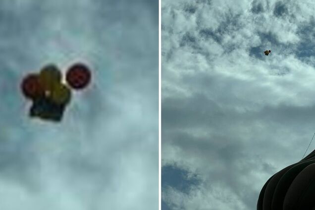 У Москві таджики запустили над Красною площею на кульках прапор України: подробиці та фото