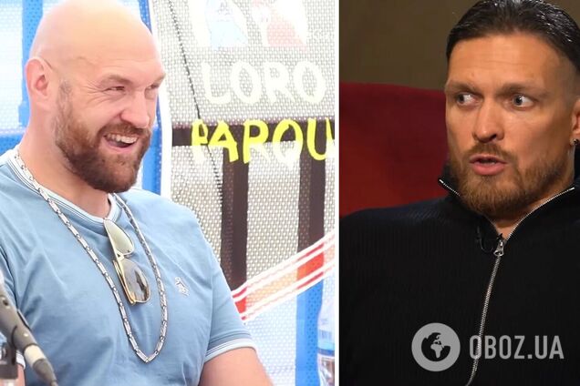 'Усик - му*ак!' Тайсон Ф'юрі відзначився хамською витівкою на пресконференції. Відео