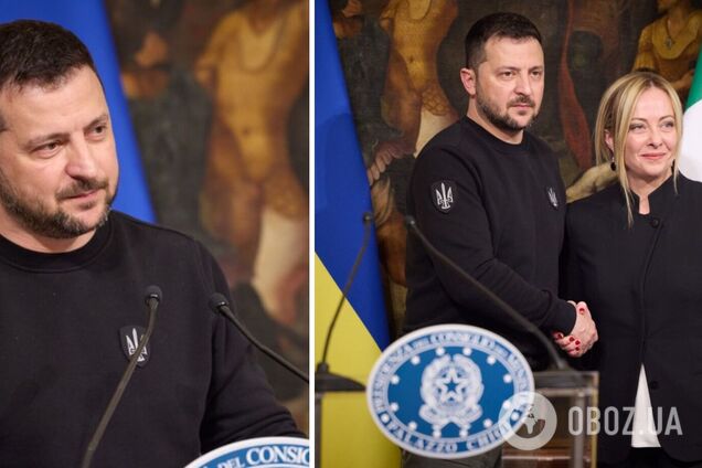 'Договорились об оружии и ПВО': Зеленский рассказал об итогах визита в Италию. Видео