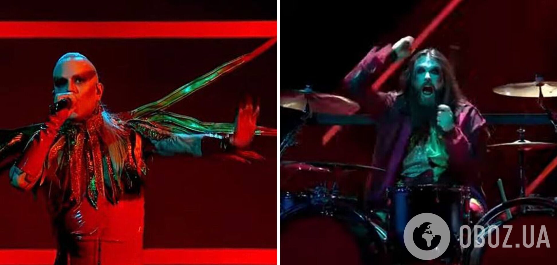 Реинкарнация Lordi: эпатажные немцы в латексе 'зажгли' сцену Евровидения-2023 мощным роком. Фото