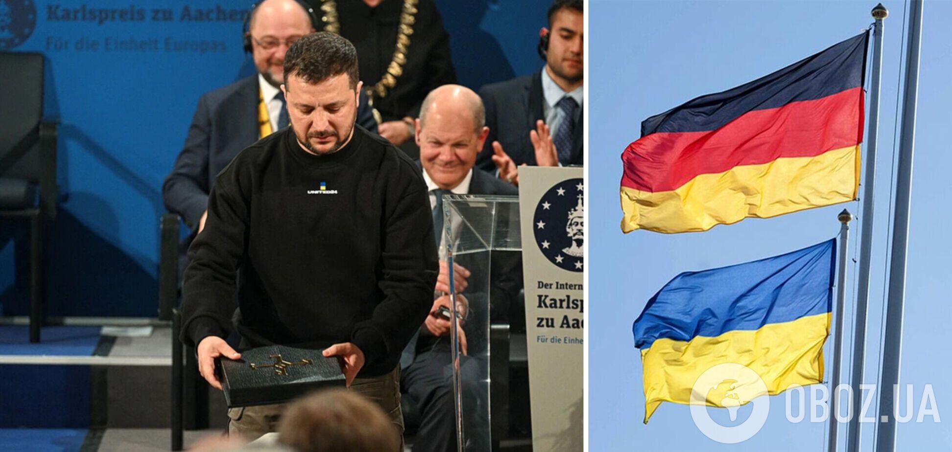 'Будьте достойны характера Карла Великого!' Зеленский мощно выступил в Ахене. Видео