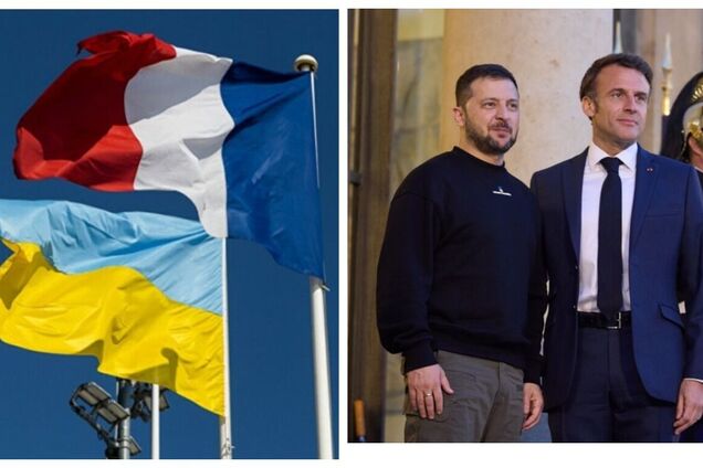 Зеленський і Макрон закликали Росію негайно вивести війська з України і обговорили посилення тиску на Кремль