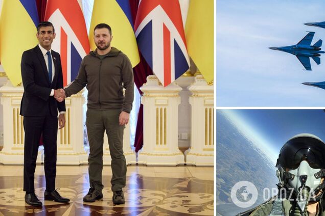 'Непросте завдання': Сунак після переговорів із Зеленським зробив заяву щодо винищувачів для України