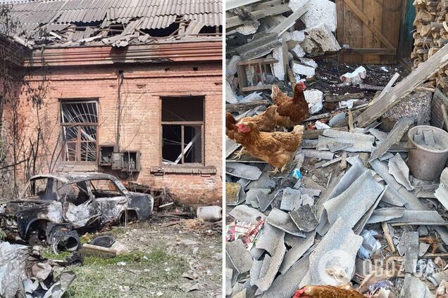 На Харківщині внаслідок ворожого обстрілу загинуло подружжя, на Донеччині поранено сімох осіб. Фото