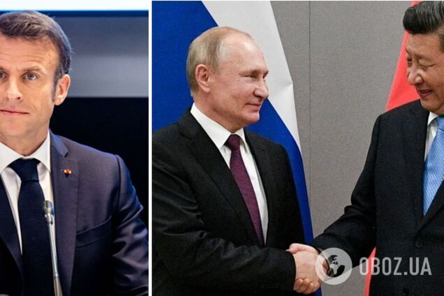 Макрон: Россия геополитически уже проиграла эту войну и становится вассалом Китая