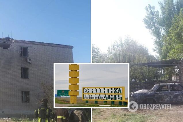 Войска РФ обстреляли село в Херсонской области: ранены женщина и трое детей. Фото