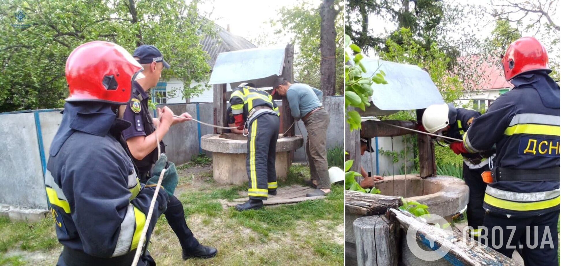 Рятувальники дістали чоловіка із колодязя