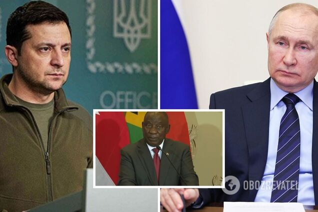 В ЮАР заявили о договоренностях с Зеленским и Путиным о 'мирной миссии' для урегулирования войны в Украине