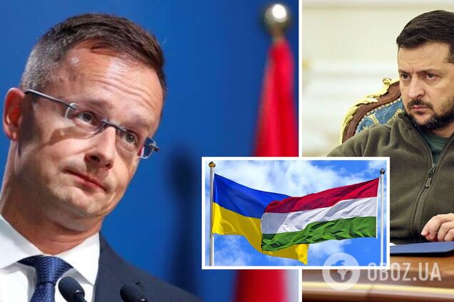 Сіярто заявив, що Україна зазіхає на суверенітет Угорщини, та накинувся на Зеленського