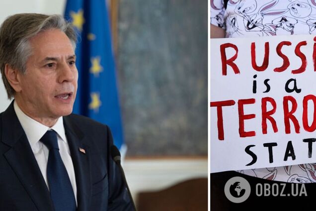 'Ніколи не кажи 'ніколи': Блінкен уперше допустив визнання РФ спонсором тероризму