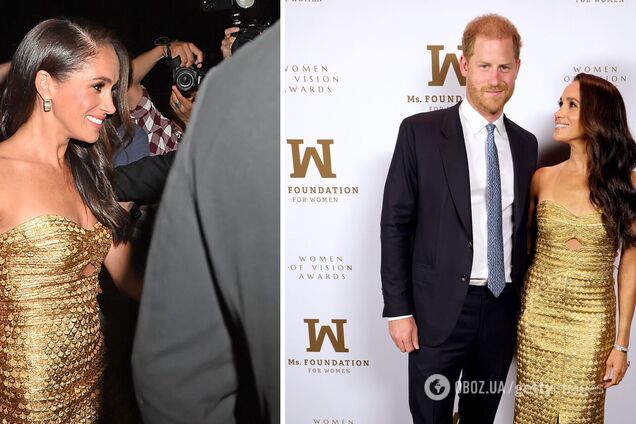 Меган Маркл зʼявилася на публіці у не 'по-королівськи' відвертій сукні. Фото