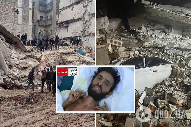 У Сирії через 3 місяці після землетрусу з-під завалів дістали живого чоловіка. Фото