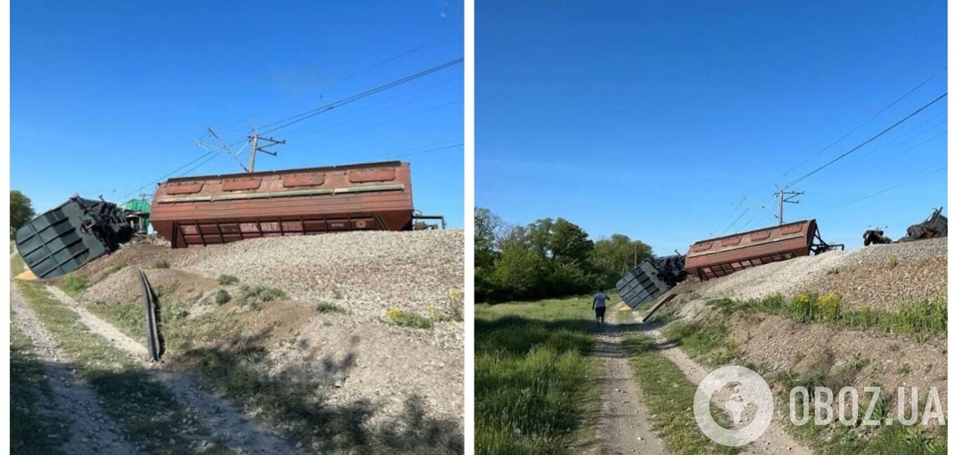 В оккупированном Крыму новая 'бавовна': взрыв произошел на железной дороге, движение остановлено. Фото и видео