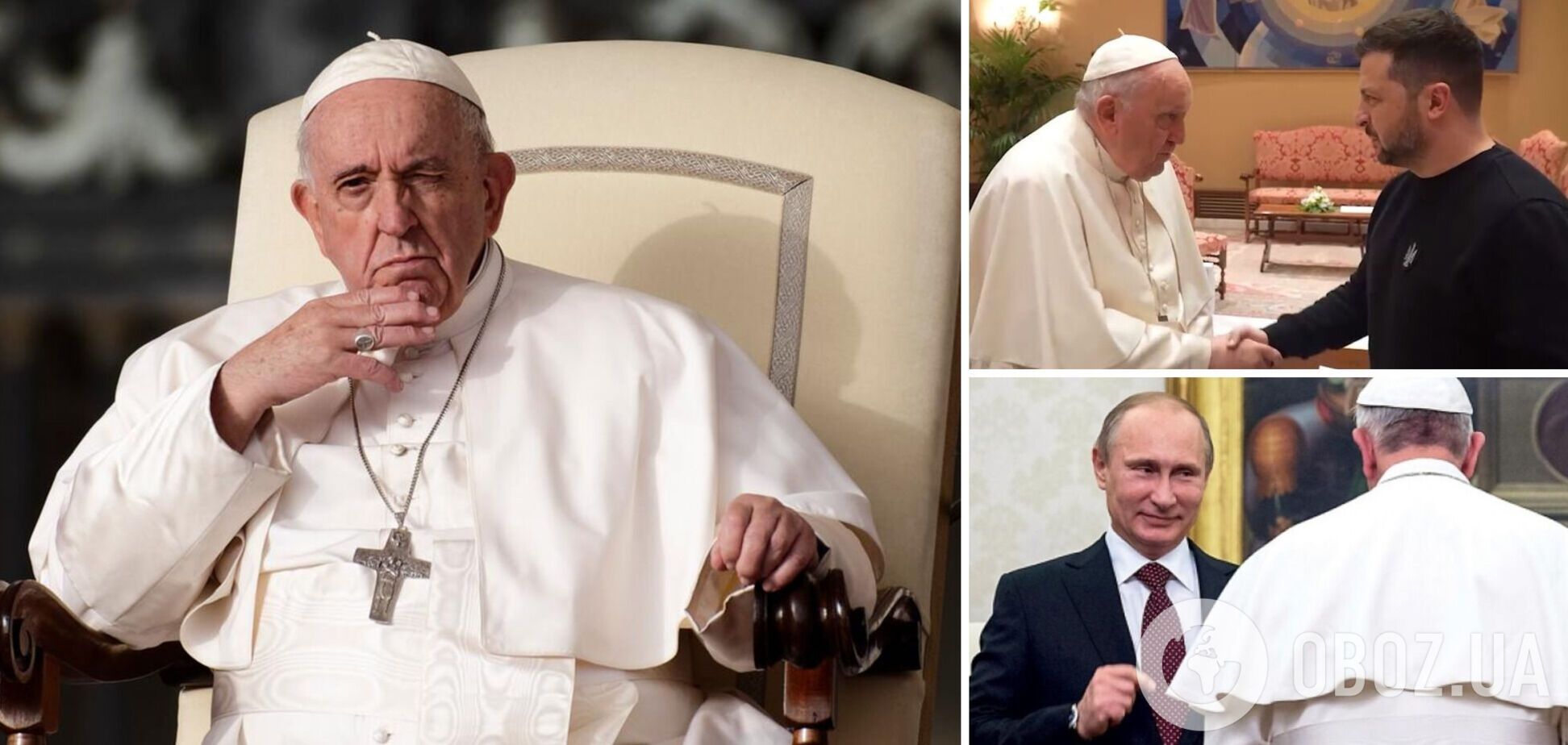 Зеленський і Путін погодилися окремо прийняти посланців 'мирної місії' Папи Римського – ЗМІ