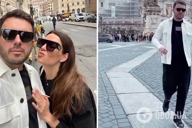 'Война не у всех': Григорий Решетник разгневал украинцев романтическими кадрами с женой из Рима