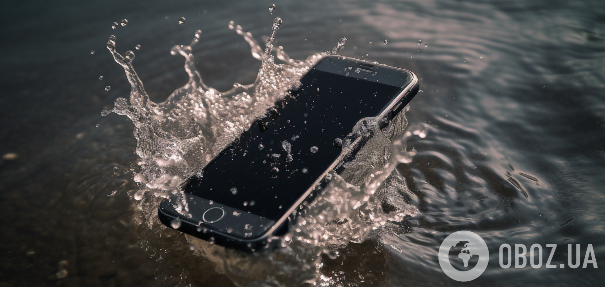 Що робити, якщо впустили у воду телефон: слід поспішити