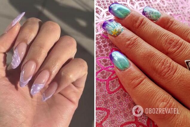 'Маникюр русалки' покорил модниц во всем мире: чем особенный и почему вывал восторг в TikTok. Фото и видео