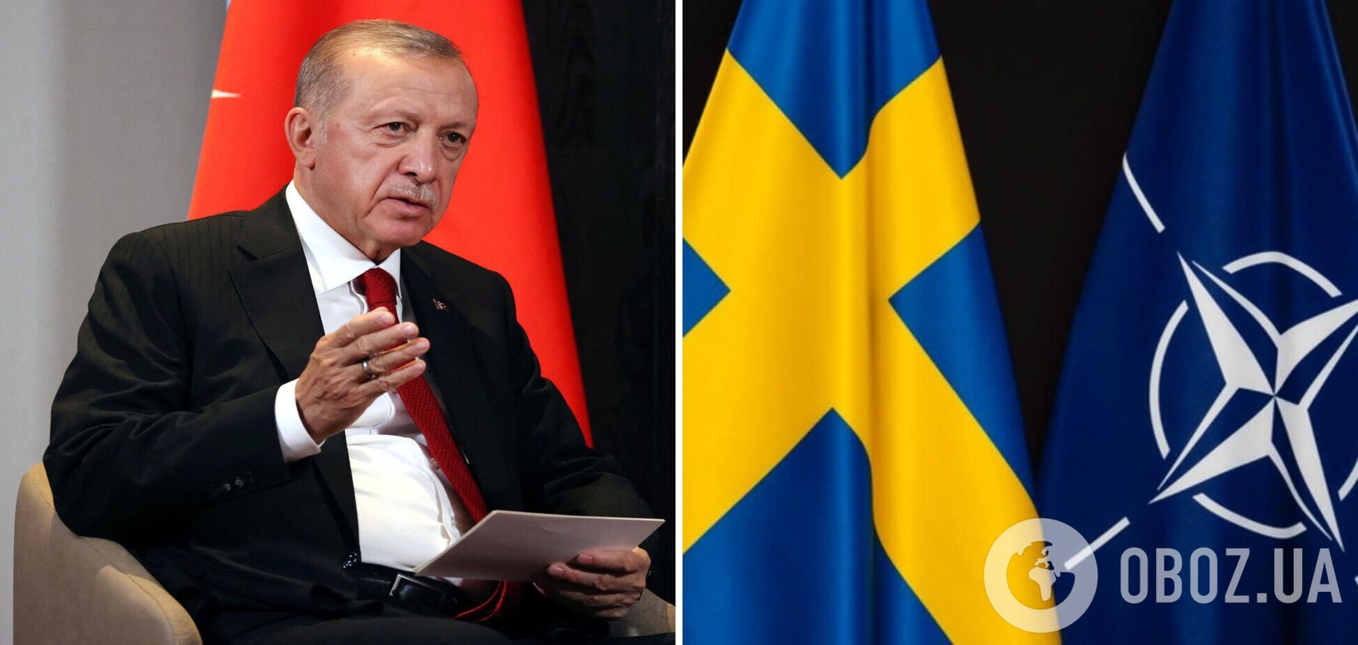 Ердоган заявив, що він не готовий підтримати членство Швеції в НАТО, і назвав причину