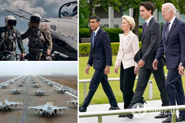 Байден заявив, що США підтримають навчання українських пілотів на винищувачах F-16: Зеленський відреагував