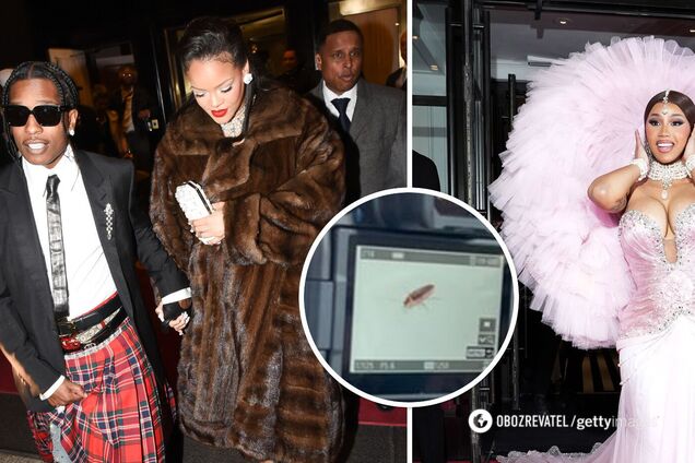 Тарган на доріжці, запізнення вагітної Ріанни та сукня-'обман' Карді Бі: топ-4 конфузи на Met Gala, які обговорюватимуть весь рік