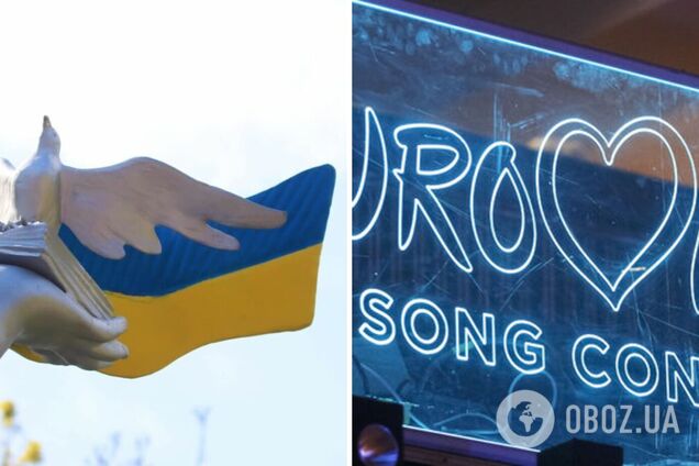 З книгою, голубом та прапором: у Ліверпулі напередодні Євробачення відкрили пам'ятник, присвячений миру в Україні. Фото