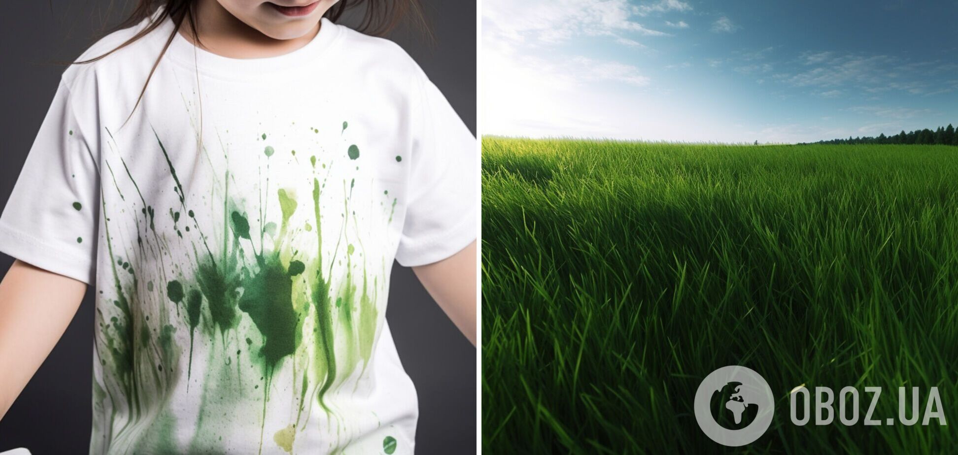 Як вивести плями від трави: лайфхаки, що врятують дитячий одяг