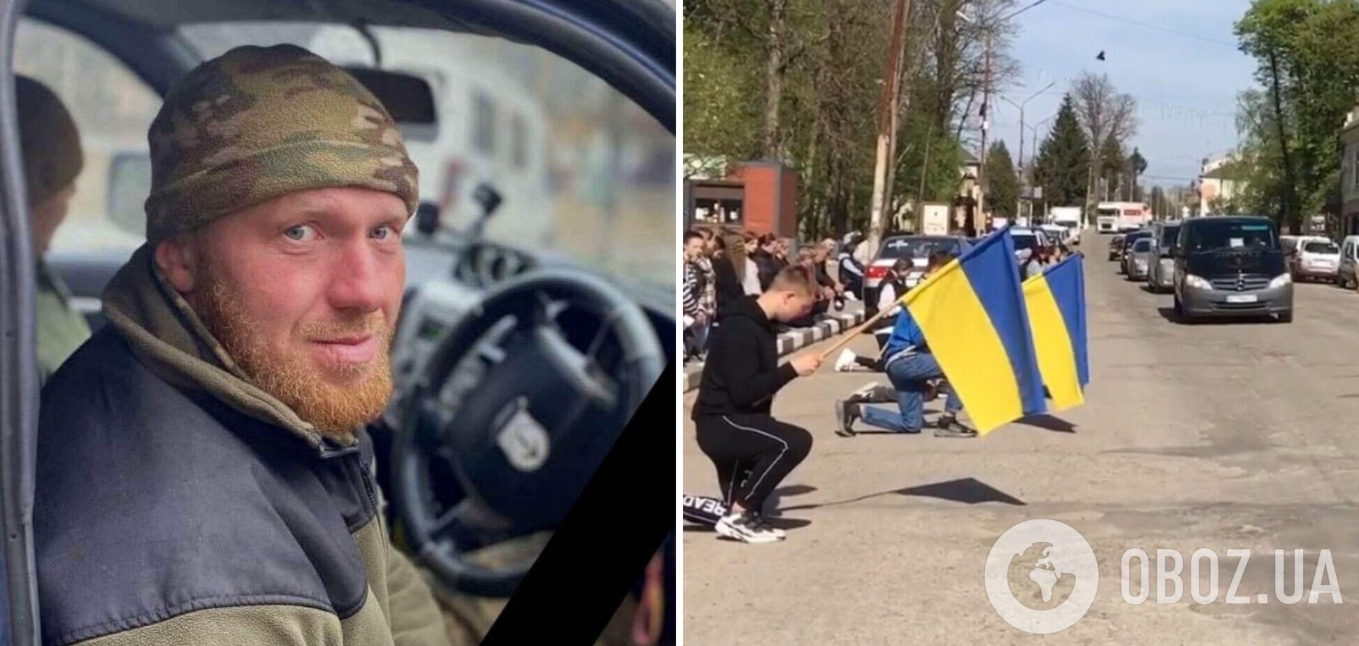 Вдома героя зустріли з почестями: на війні загинув Роман Критович із Прикарпаття. Відео