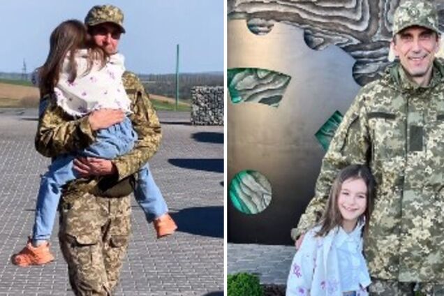 'Восемь месяцев разлуки': сеть тронули кадры встречи внучки с дедушкой-военным. Видео