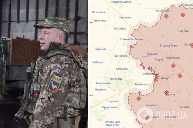 Сырский в Донецкой области