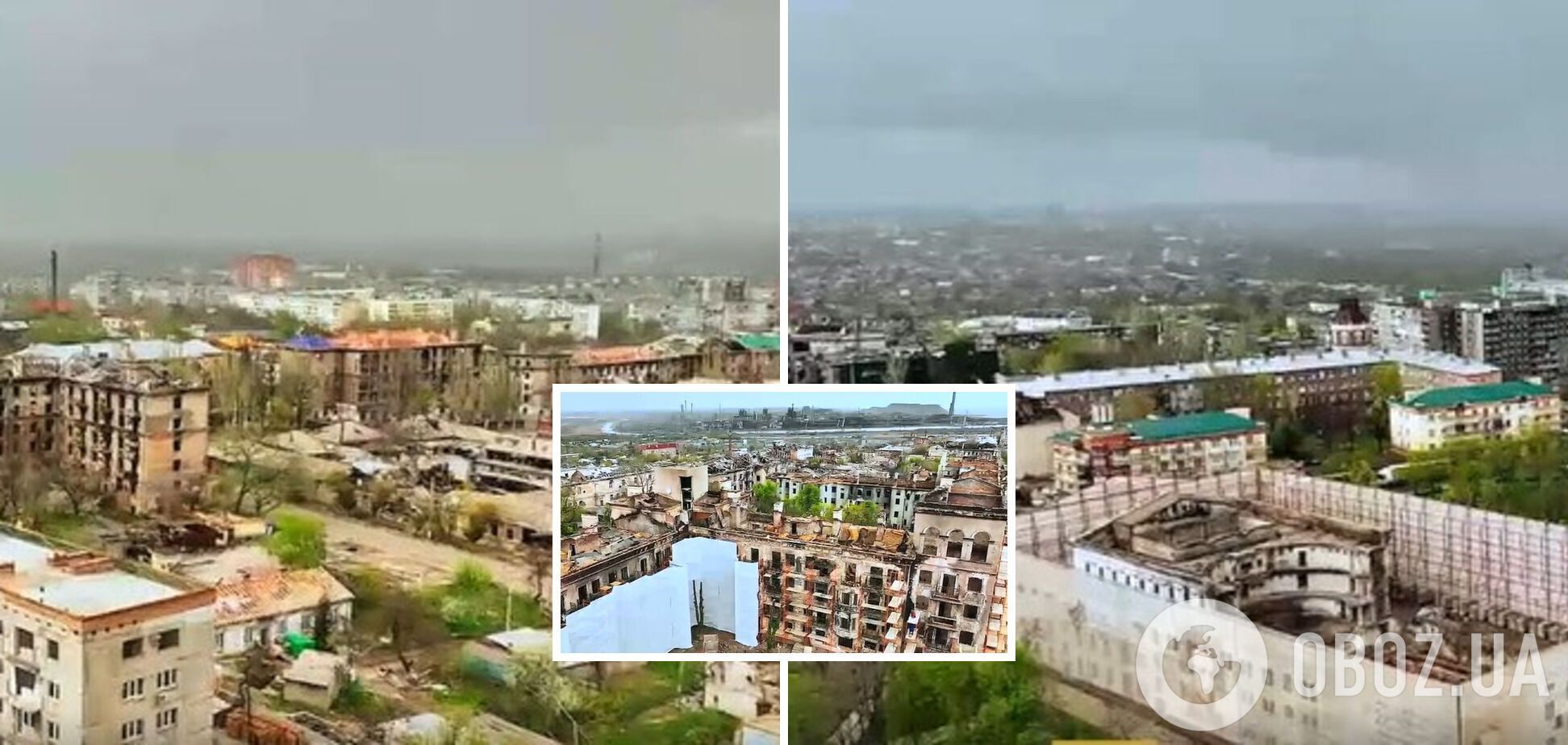 Руина и смерть: Мариуполь показали на видео с дрона после года 'освобождения'