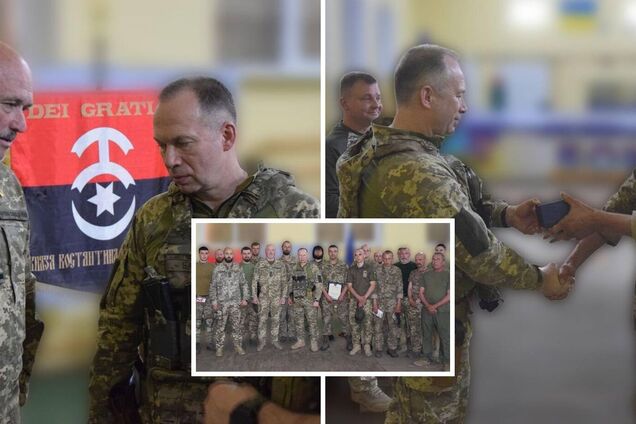 Сирський побував на передовій на Бахмутському напрямку і нагородив українських воїнів. Фото і відео